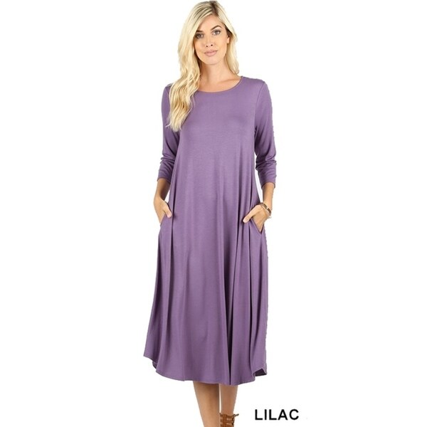 midi dress with pockets