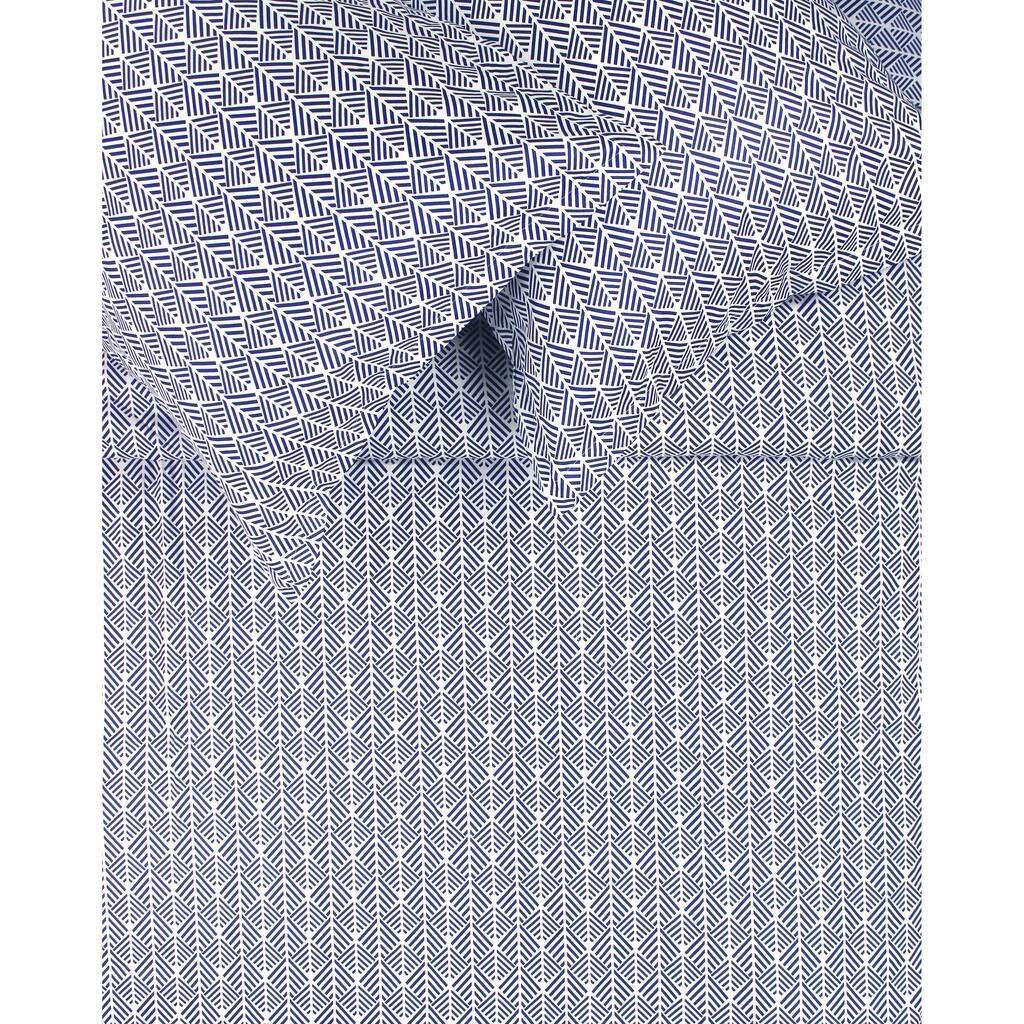 Printed Design Cotton Collection 400 Thread Count Blue Arrow Duvet Set