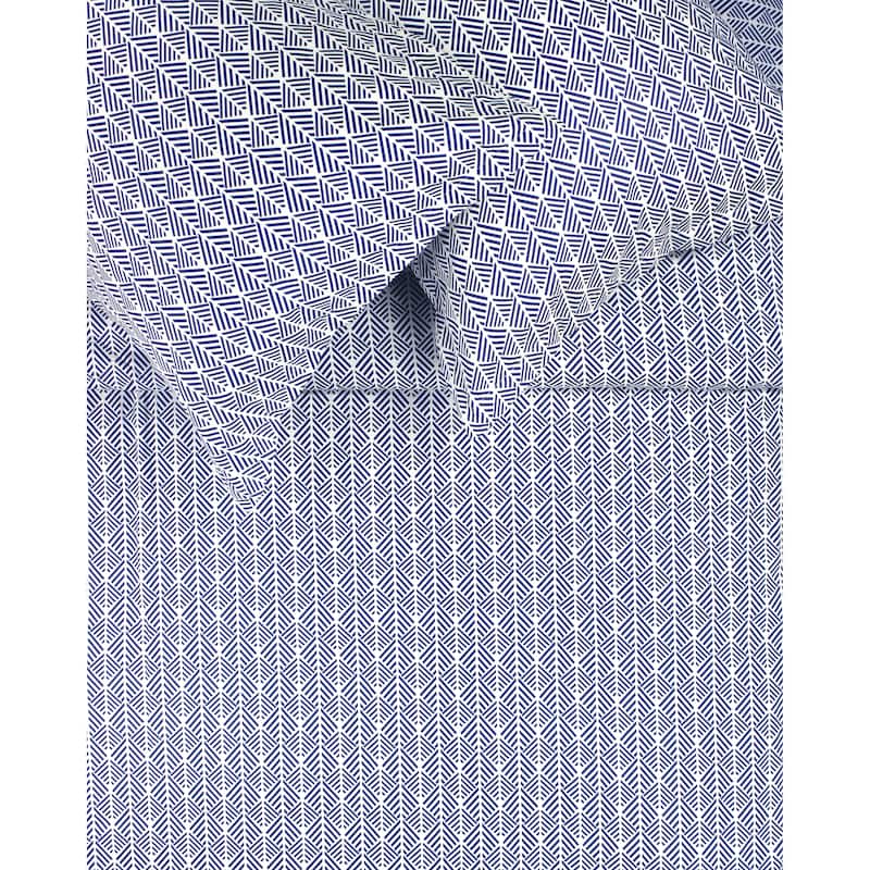 Printed Design Cotton Collection 400 Thread Count Blue Arrow Duvet Set