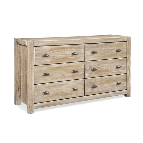 Shop Grain Wood Furniture Montauk 6 drawer Dresser - Free ...