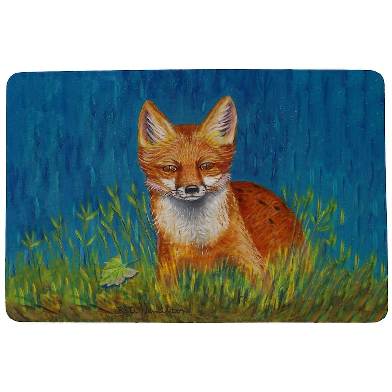 Red Fox Door Mat 18x26