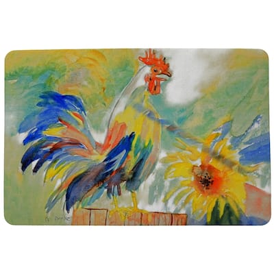 Betsy's Rooster Door Mat 18x26