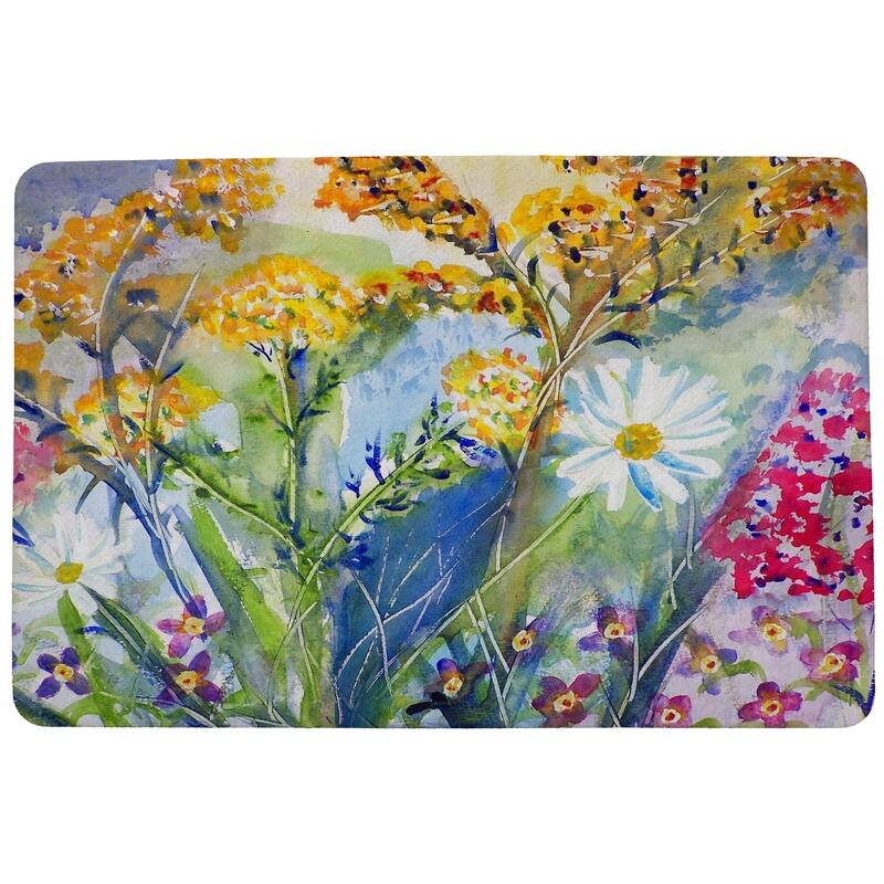 Wild Flower Door Mat 18x26