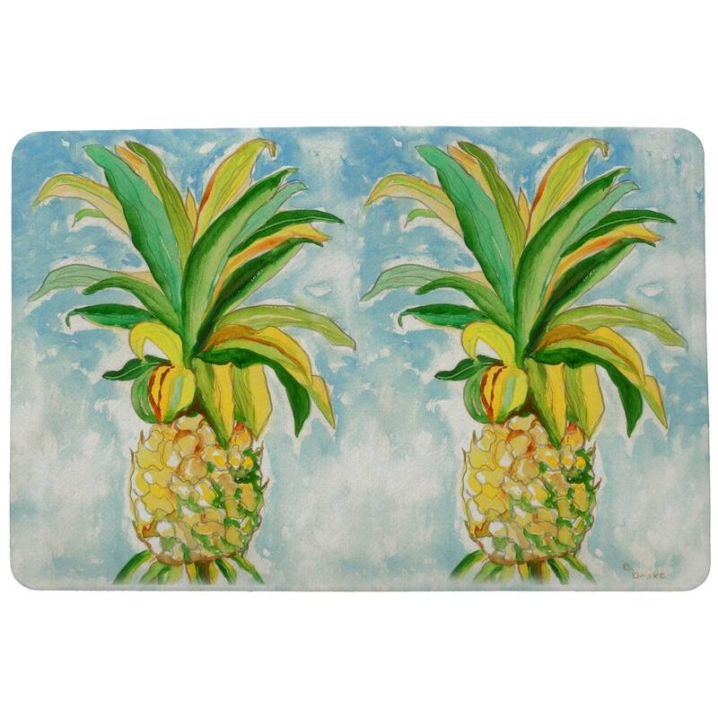 Pineapples Door Mat 18x26