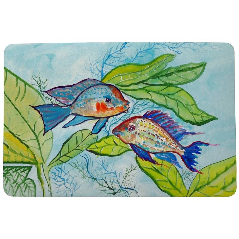 Pair of Fish Door Mat 18x26