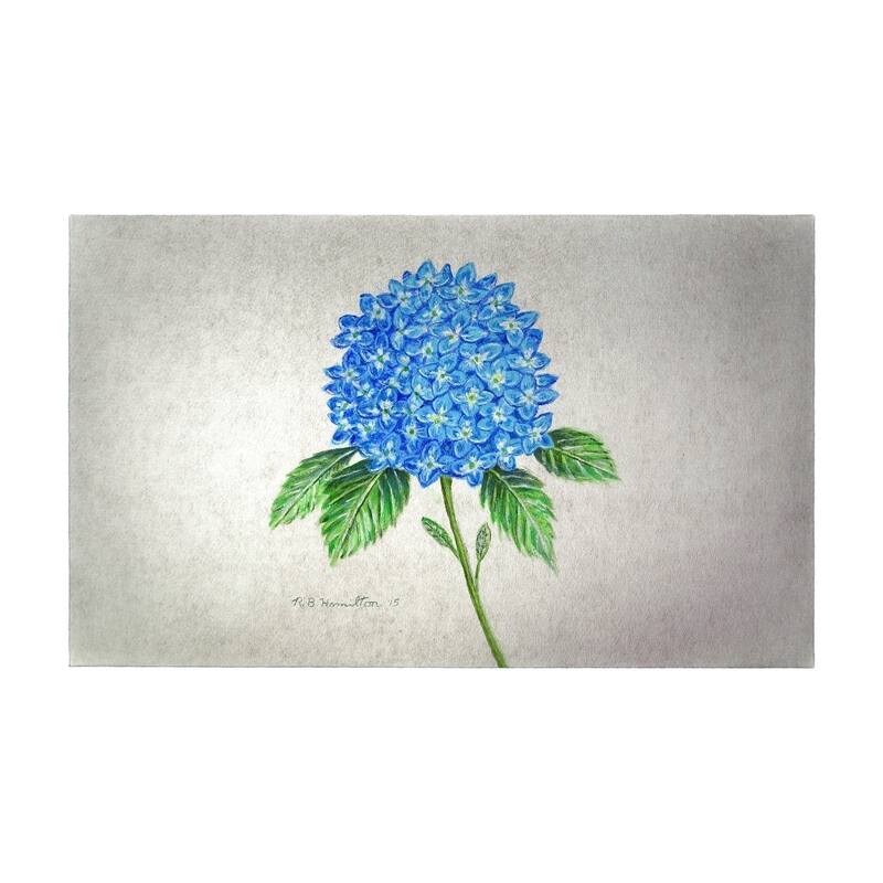 Hydrangea Door Mat 18x26