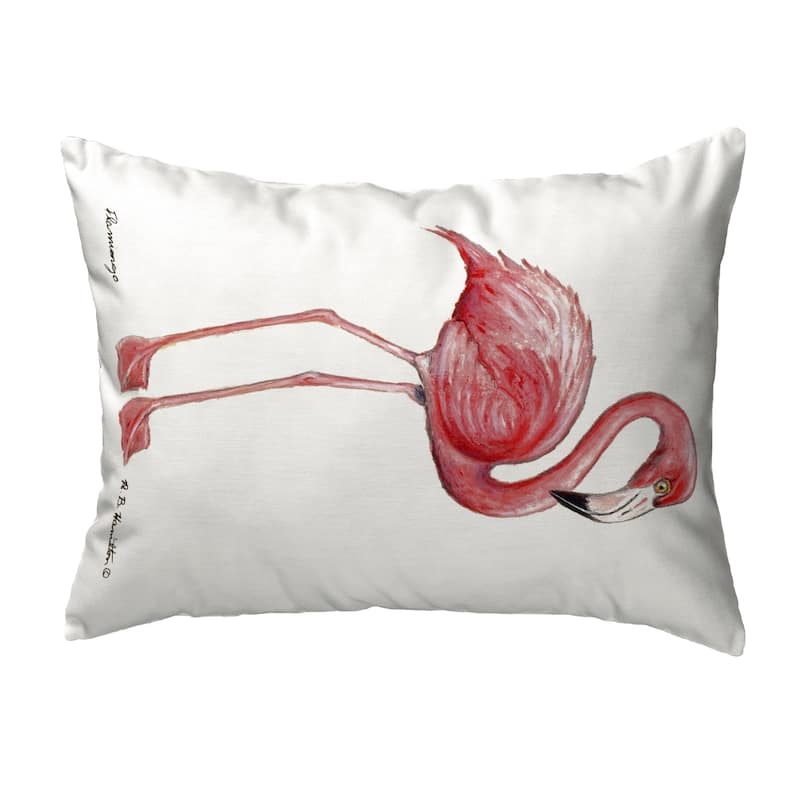 Flamingo Noncorded Pillow 16x20