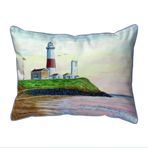 Montauk Lighthouse Large Pillow 16x20