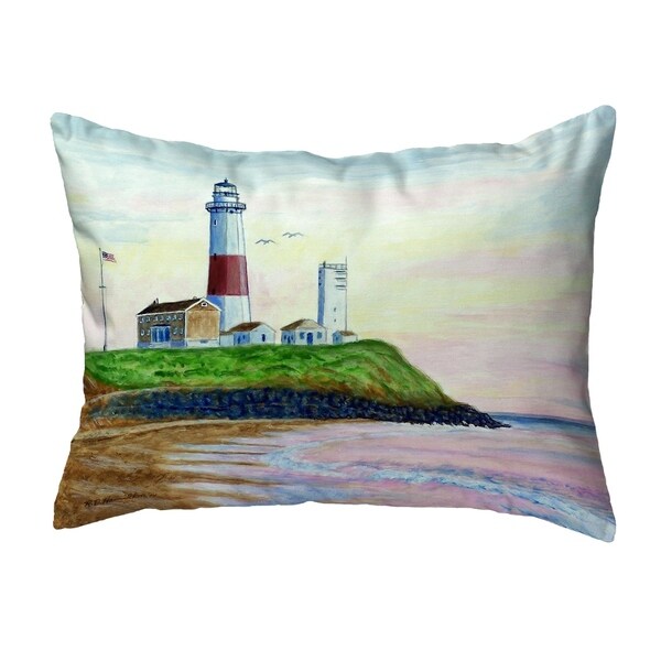Montauk Lighthouse Noncorded Pillow 16x20