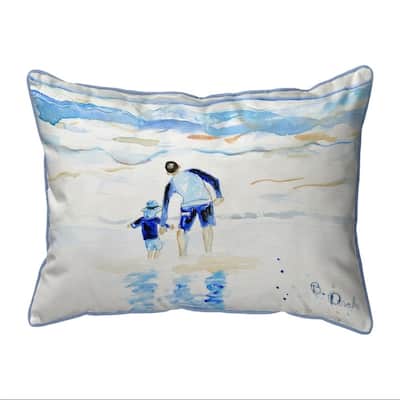 Facing the Waves Small Indoor/Outdoor Pillow 11x14