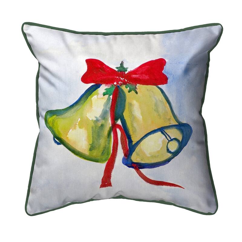 Christmas Bells Small Pillow 12x12