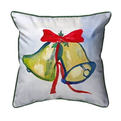 Christmas Bells Small Pillow 12x12