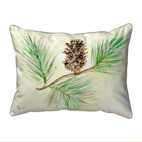 Pinecone Extra Large Zippered Pillow 20x24