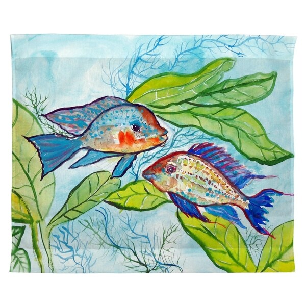 Pair of Fish Outdoor Wall Hanging 24x30