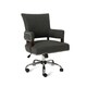 preview thumbnail 6 of 12, Bonaparte Traditional Home Office Chair by Christopher Knight Home Dark Gray