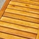 preview thumbnail 4 of 10, Jeco Outdoor Industrial Acacia Wood Bench by Christopher Knight Home