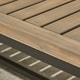 preview thumbnail 10 of 10, Jeco Outdoor Industrial Acacia Wood Bench by Christopher Knight Home