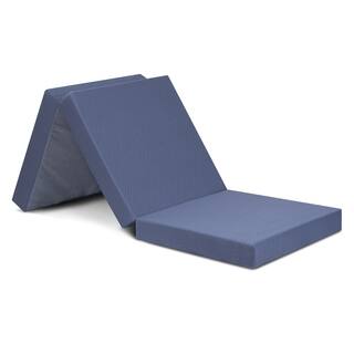 Twin Size Sofa Bed Mattresses Online At Sleeplanner 4 Inch Tri Fold Memory Foam Mattress Single Gray