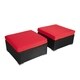 Kinbor Patio Sectional Sofa Outdoor Furniture Wicker Sofa Set Conversation Set with Cushions - Thumbnail 9