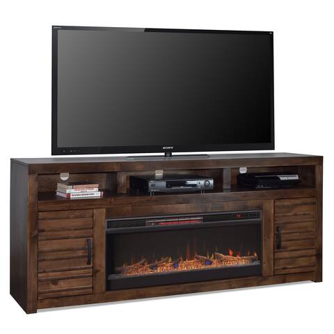 Buy Brown Remote Control Rustic Fireplaces Online At Overstock