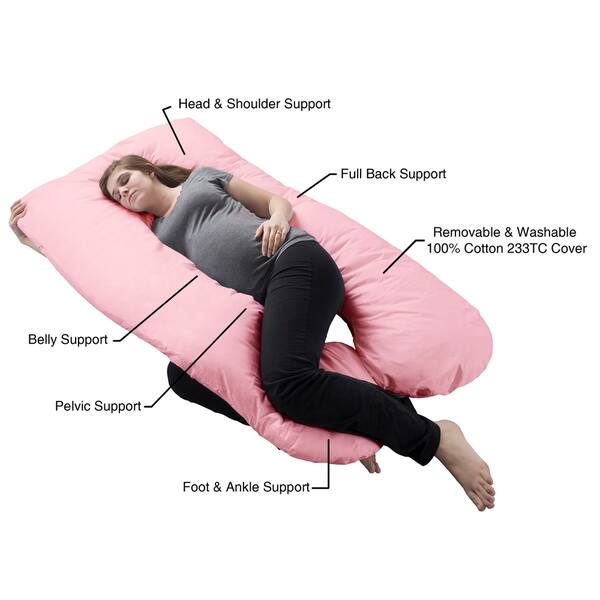 Shop Pregnancy Pillow Full Body Maternity Pillow With Removable