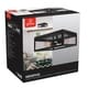 preview thumbnail 10 of 9, Memphis 2-Light Flush Mount Ceiling Light, 4 Clear Glass Panes - 13" L x 13" W x 5.12" H