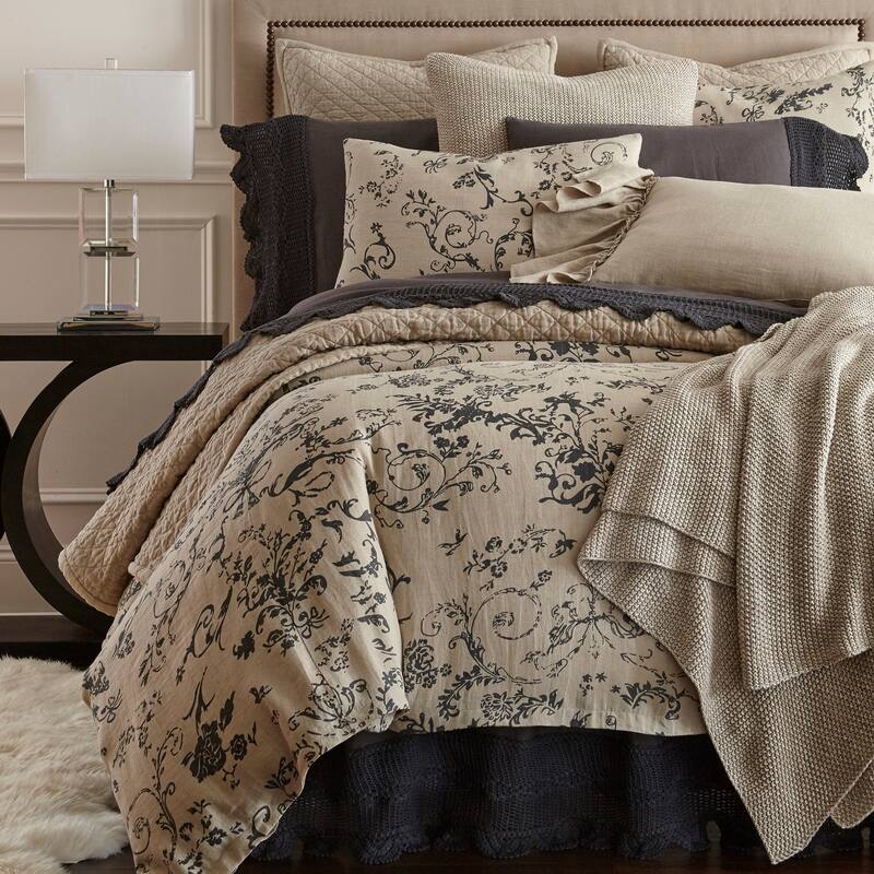 Lincoln Linen Blue Duvet Cover or Pillow Sham