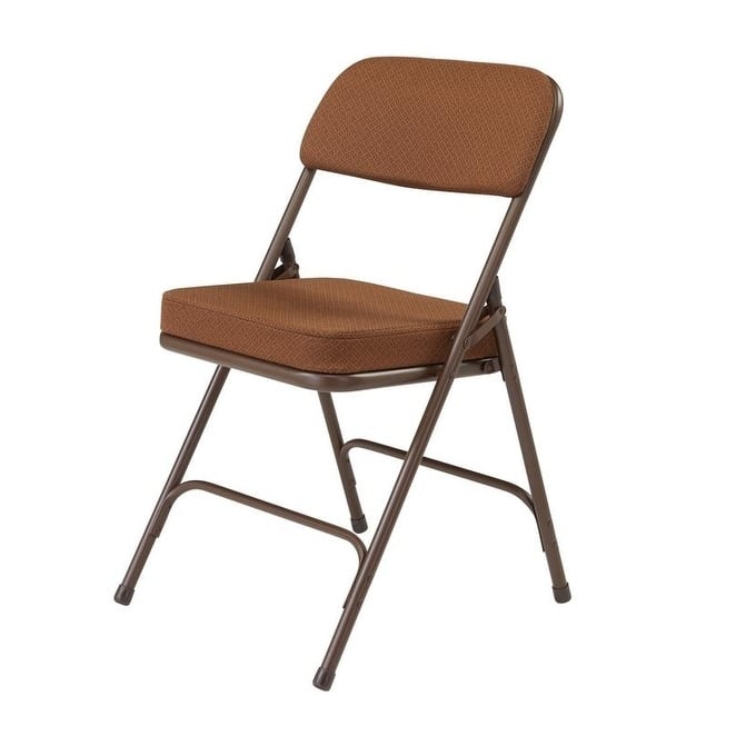 NPS Upholstered Box Seat Folding Chairs (Pack of 2)