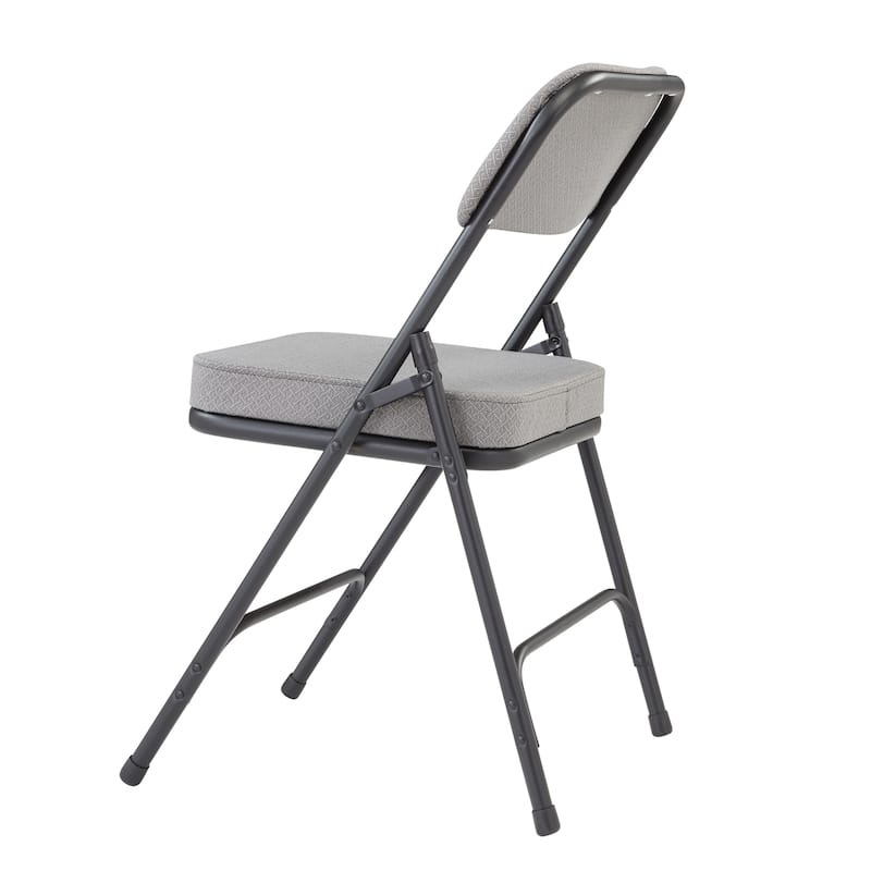 NPS Upholstered Box Seat Folding Chairs (Pack of 2)