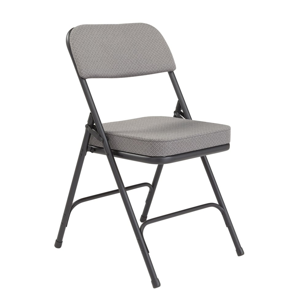 NPS Upholstered Box Seat Folding Chairs (Pack of 2)