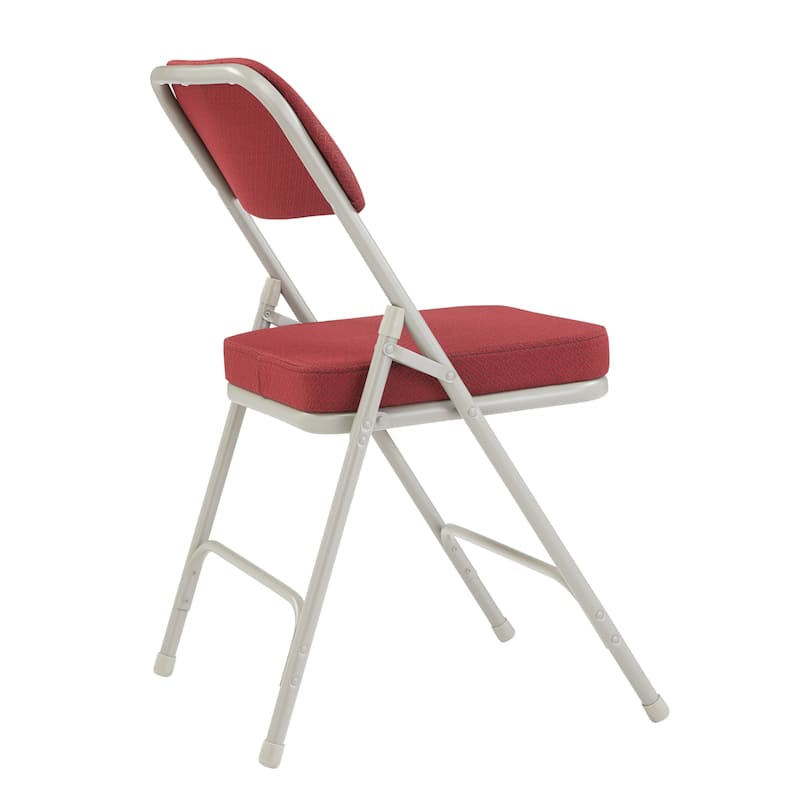 NPS Upholstered Box Seat Folding Chairs (Pack of 2)