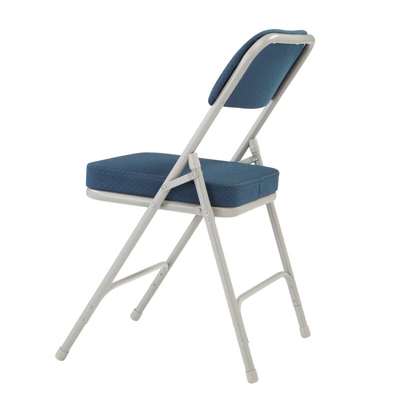 NPS Upholstered Box Seat Folding Chairs (Pack of 2)