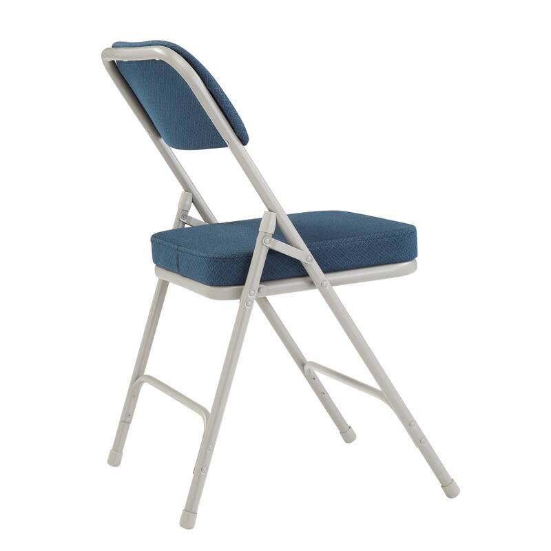 NPS Upholstered Box Seat Folding Chairs (Pack of 2)