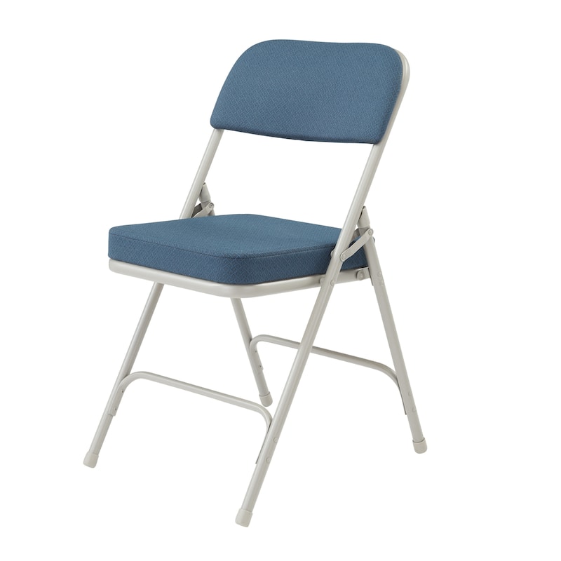 NPS Upholstered Box Seat Folding Chairs (Pack of 2)