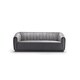 Shop Chic Home Warhol Velvet Upholstered Vertical Channel-Quilted Sofa ...