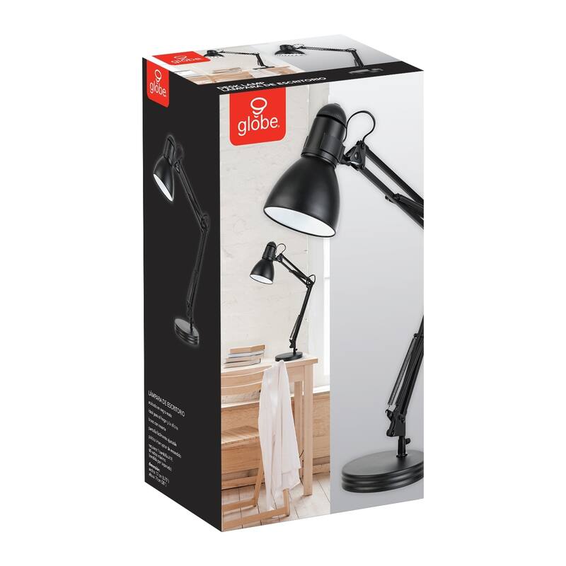28" Heavy Base Architect Spring Balanced Swing Arm Desk Lamp