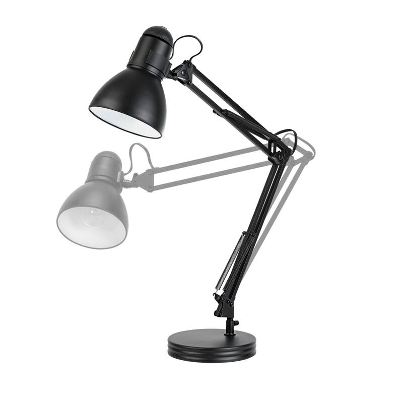 28" Heavy Base Architect Spring Balanced Swing Arm Desk Lamp