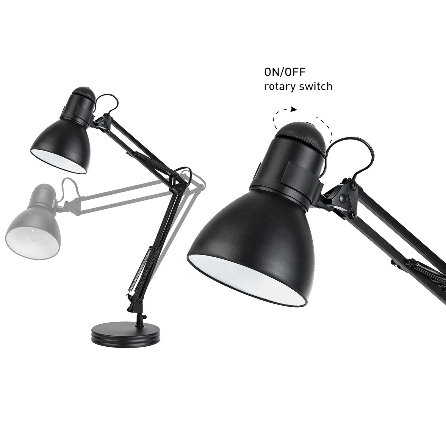 heavy base table lamp