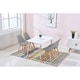 preview thumbnail 2 of 13, Best Master Furniture Mid Century Modern 5 Pieces Dining Set
