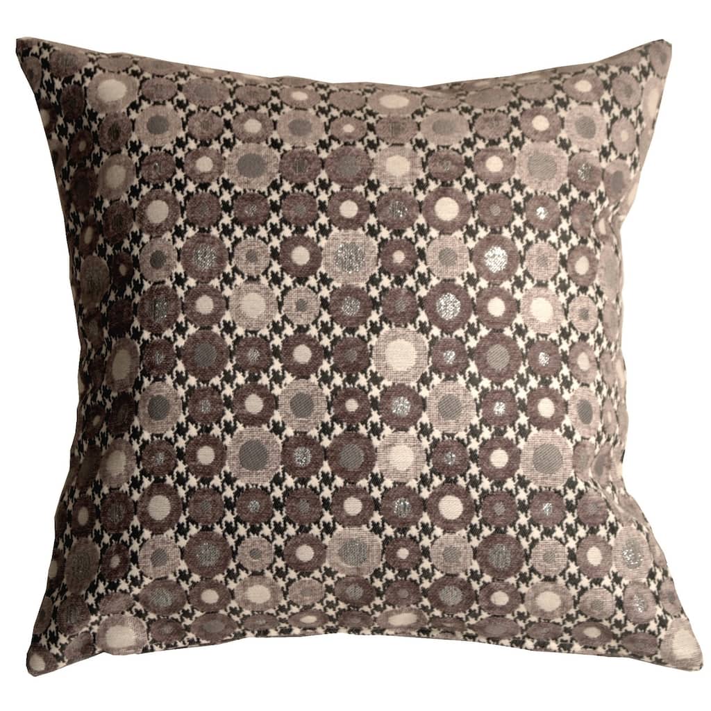Pillow Decor - Houndstooth Spheres Throw Pillow