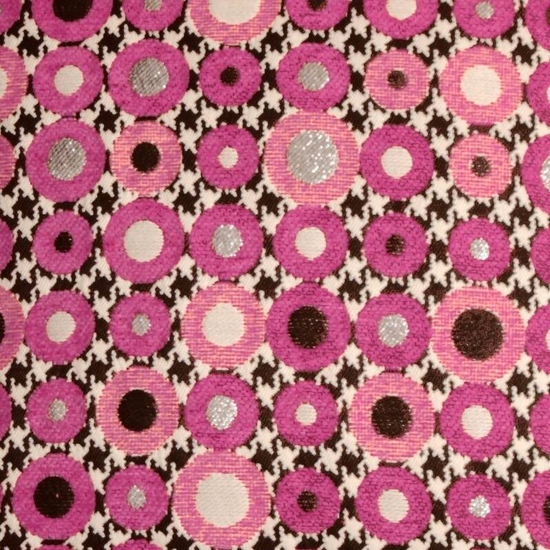 Pillow Decor - Houndstooth Spheres Throw Pillow