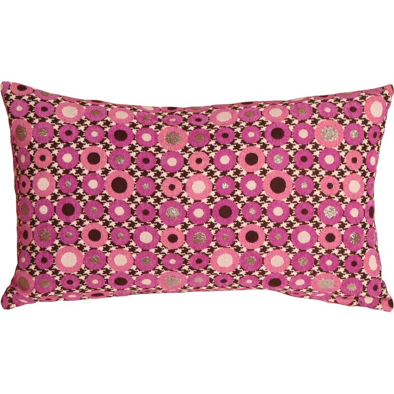 Pillow Decor - Houndstooth Spheres Throw Pillow