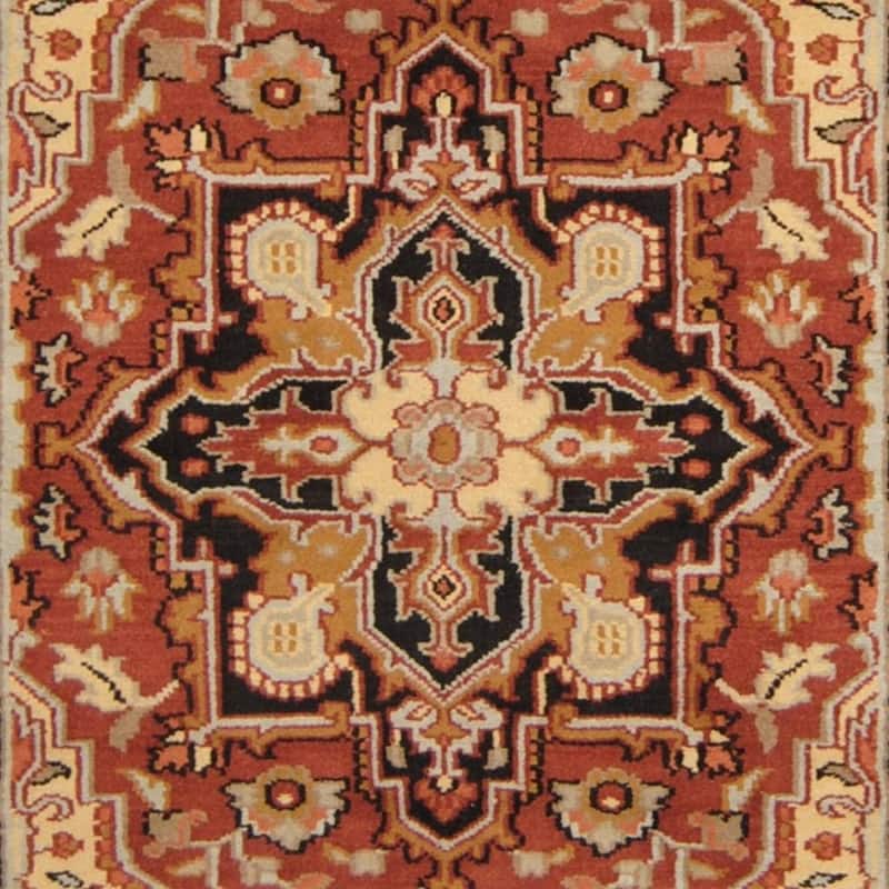 HERAT ORIENTAL Handmade Serapi Wool Rug - 4' x 6'