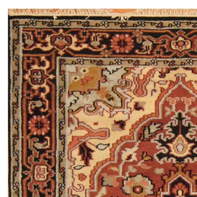 HERAT ORIENTAL Handmade Serapi Wool Rug - 4' x 6'