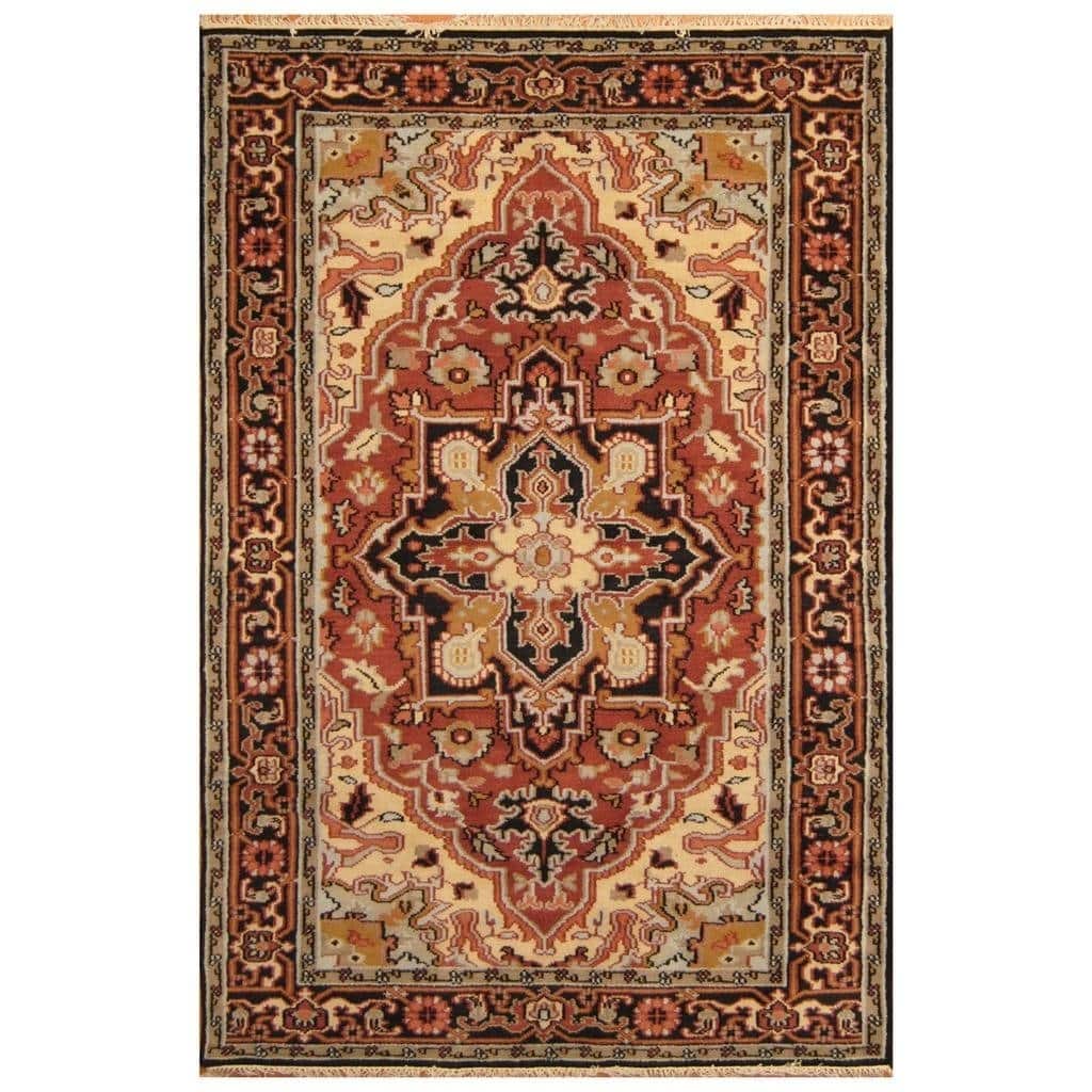 HERAT ORIENTAL Handmade Serapi Wool Rug - 4' x 6'