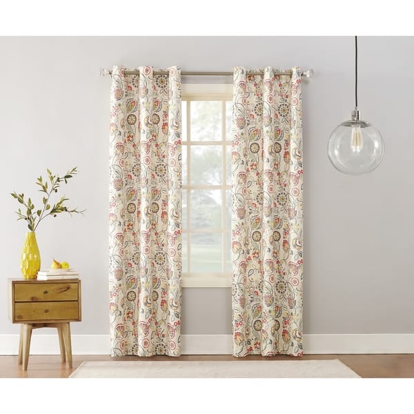 Shop Sun Zero Jorah Botanical Print Thermal Insulated Grommet
