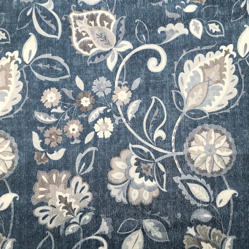 Sun Zero Jorah Botanical Print Thermal Insulated Grommet Curtain Panel, Single Panel