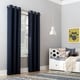 preview thumbnail 44 of 63, Sun Zero Riley Kids Bedroom Blackout Grommet 1-Piece Curtain Panel, Single Panel 40x63 - Navy
