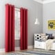 preview thumbnail 43 of 63, Sun Zero Riley Kids Bedroom Blackout Grommet 1-Piece Curtain Panel, Single Panel 40x95 - Red