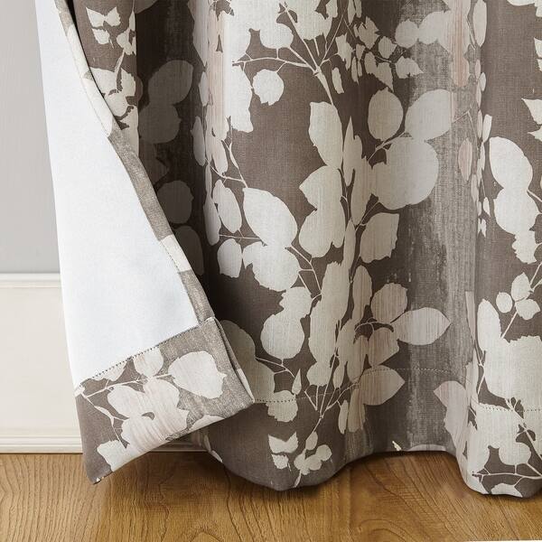 Shop Sun Zero Piper Foliage Print Blackout Grommet Curtain Panel